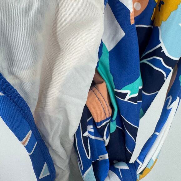 Sea Angel Tropical Floral One Piece Swimsuit Sleeveless Multi Size XL NWOT - Picture 7 of 8